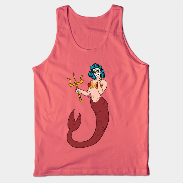 Sirena de los Muertos Tank Top by Victor Maristane